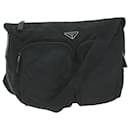 PRADA Shoulder Bag Nylon Black Auth 66006 - Prada