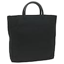 PRADA Hand Bag Nylon Black Auth 65704 - Prada