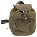 PRADA Backpack Nylon Beige Auth 66139 - Prada