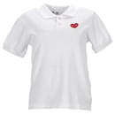 Comme Des Garcons Polo Shirt in White Cotton