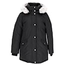Tommy Hilfiger Womens Down Parka in Black Polyester