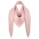 Châle LV monogramme couleur rose poudré nouveau - Louis Vuitton