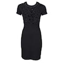 Black Pearl Embellished Dress - Chanel
