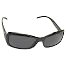 CHANEL Sunglasses plastic Black CC Auth ep3334 - Chanel