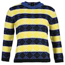 Suéter estampado listrado MSGM em lã multicolorida - Msgm