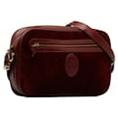 Suede & Leather Crossbody Bag - Cartier