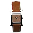 Reloj Hermes Heure H de cuarzo plateado - Hermès