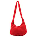 BOTTEGA VENETA Shoulder bags Faux fur Red Veneta - Bottega Veneta