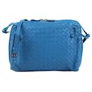BOTTEGA VENETA Intrecciato Nodini Crossbody Bag in Blue - Bottega Veneta