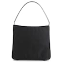 PRADA Shoulder bags Leather Black Tessuto - Prada