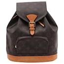 Louis Vuitton Montsouris MM Backpack Bag in Brown