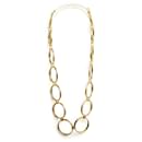 Saint Laurent Collier double round link necklace sautoir