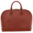 LOUIS VUITTON Brown Epi Leather Alma PM Bag in Brown - Louis Vuitton