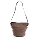 GUCCI Bags Cotton Brown GG Marmont Bucket - Gucci