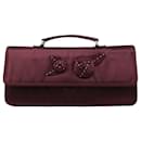 PRADA Handbags Silk Burgundy Tessuto - Prada