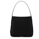 PRADA Shoulder bags Cloth Black Tessuto Metallo - Prada