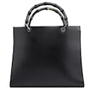 GUCCI Totes Leder Schwarzer Bambus - Gucci