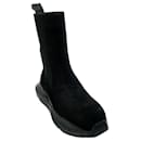 Botines Geth Beatle de ante negro de Rick Owens - Autre Marque