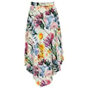 Stella McCartney White Multi Floral Print Skirt - Autre Marque