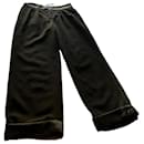 Black Chanel pants