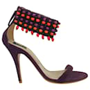 Elegant Purple Heels with Embellishments - Etro