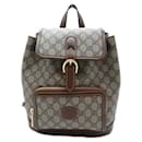Gucci GG Supreme Backpack  Canvas Backpack 674000 in Excellent condition