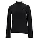 Womens Rib Knit Long Sleeve Fitted T Shirt - Tommy Hilfiger
