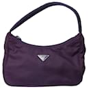Purple Tessuto nylon shoulder bag - Prada