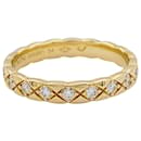anillo de bodas chanel, "Coco Crush", oro amarillo, diamantes. - Chanel