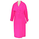 Jacquemus Trench oversize rose fluo