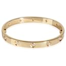 Cartier love bracelet, 10 diamonds (Yellow gold)