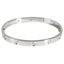 Bracelet love cartier fin, 10 Losanges (OR BLANC) - Cartier