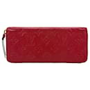 Louis Vuitton Monogram Empreinte Clemence wallet purse wallet red