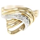 [Luxo] 18Anel de metal K & Platinum Diamond Ring em excelente estado - Autre Marque