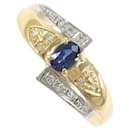 18K & Platinum Sapphire Ring - Autre Marque