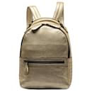 Bottega Veneta Gold Intrecciato Backpack