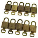 Candado de Louis Vuitton 10set Candado Tono Dorado LV Auth ep3232