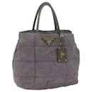PRADA Hand Bag Nylon Purple Auth 66501 - Prada