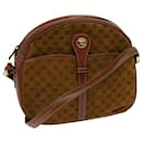 CELINE Shoulder Bag Suede Brown Auth ep3376 - Céline