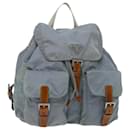 PRADA Backpack Nylon Light Blue Auth 65375 - Prada
