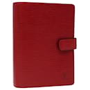 LOUIS VUITTON Epi Agenda MM Day Planner Cover Rojo R20047 LV Auth 66326 - Louis Vuitton