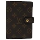 LOUIS VUITTON Monogramm Agenda PM Tagesplaner Cover R.20005 LV Auth 66256 - Louis Vuitton