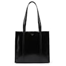 PRADA Totes couro envernizado preto reedição 1995 - Prada