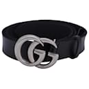 Gucci GG Belt in Black Leather