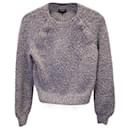 Chanel CC Button Detailed Pullover in Grey Wool