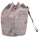 Christian Dior Bolsa DiorTravel em Nylon Bege