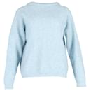 Suéter dramático Acne Studios em lã azul claro