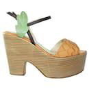 Orange Leather Wedges - Moschino Cheap And Chic