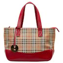 Burberry Haymarket Check Tote Bag  Canvas Tote Bag in Excellent condition