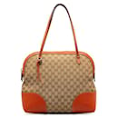 Gucci GG Canvas Bree Dome Bag  Canvas Shoulder Bag 323673 in Excellent condition